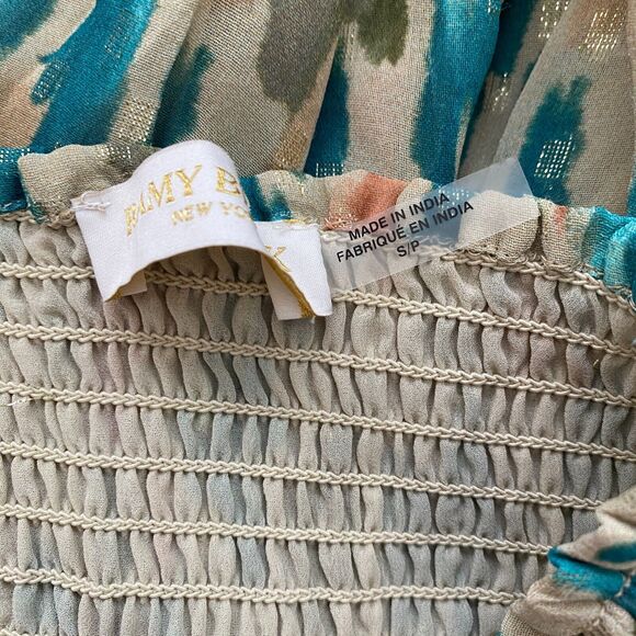 Ramy Brook Corina Tiered Skirt Womens Size S Multicolor Smocked Mini High Waist - Picture 5 of 5